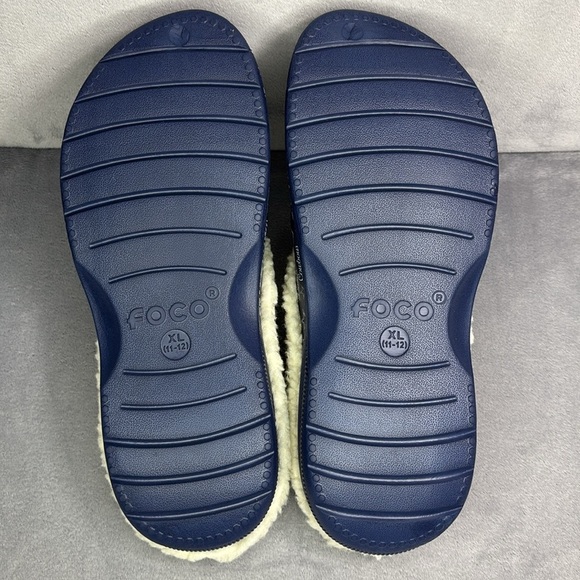 🔥🔥🔥Dallas Cowboys Navy and White Fleece-Lined Clogs Size: XL 11-12 Unisex🔥🔥🔥 - Picture 2 of 8